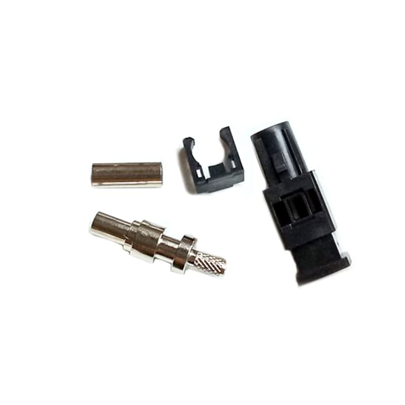 RG316 RG174 RF Coaxial Cable Connector, Fakra Video Connector A Male Cable Connector for Car XM Radio GPS Telematics