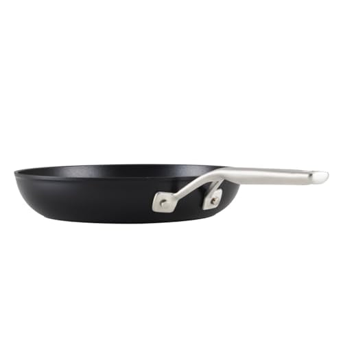 KitchenAid Hard Anodized Induction Nonstick Frying Pan Set/Skillets, 8.25 Inch and 10 Inch - Matte Black