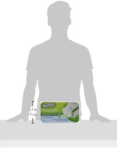 Swiffer Sweeper Wet Mopping Cloths - Open Window Fresh Scent, 24-Count Refills | Pack of 6