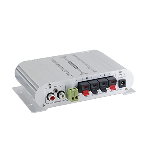 VQP 2.1 20W+20W+40W 12V 2A MP3 MP4 Channel Mini Amplifier, Hi-Fi Power Amplifier, DC Subwoofer Amp Stereo, Bass Treble