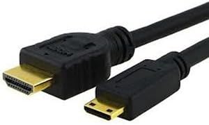 MPF Products AHDMI-001 HERO2 Mini C HDMI to HDMI Cable - HD Video Cable Replacement Compatible with GoPro HD Camera