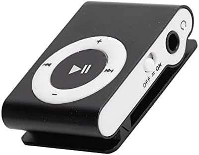 Chiwe MP3 MP3 Sports Player, Convenient Portable Long Battery Life Mini for Outside Activity(Black)
