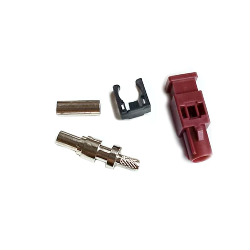 RG316 RG174 RF Coaxial Cable Connector, Fakra Video Connector D Male Cable Connector for Car XM Radio GPS Telematics