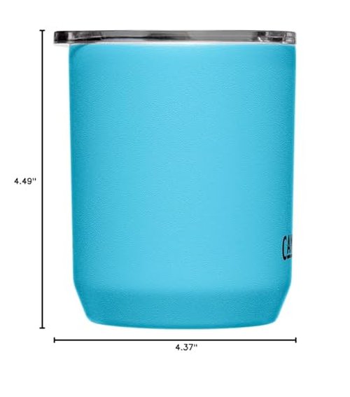 CamelBak Horizon 12oz Camp Mug - Insulated Stainless Steel - Tri-Mode Lid - Nordic Blue
