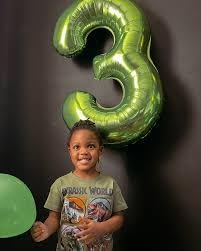Skiennix Number 8 Balloon - 40 Inch Light Green Birthday Decoration for Girls | Party Supplies
