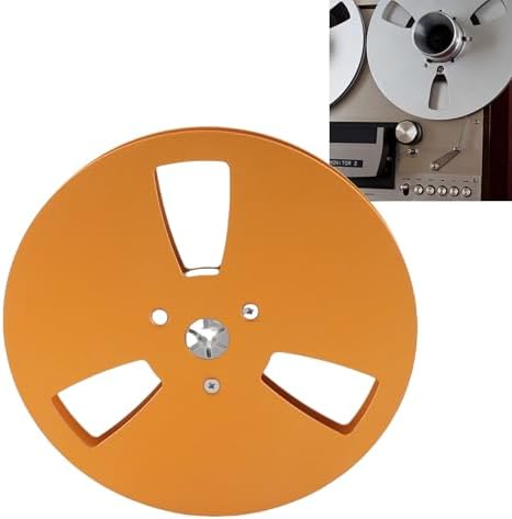 1/4 7 Inch 3 Empty Tape Reel, Aluminum Alloy Sound Recorder, Compatible Reel to Reel Tape Deck, Repair Replacement