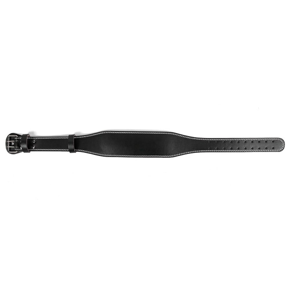 VANZACK Adjustable Pu Weightlifting Belt Waist Supporter with Lumbar Brace Strap for Squats Deadlifts Powerlifting Training 45.66X4.33X0.39In