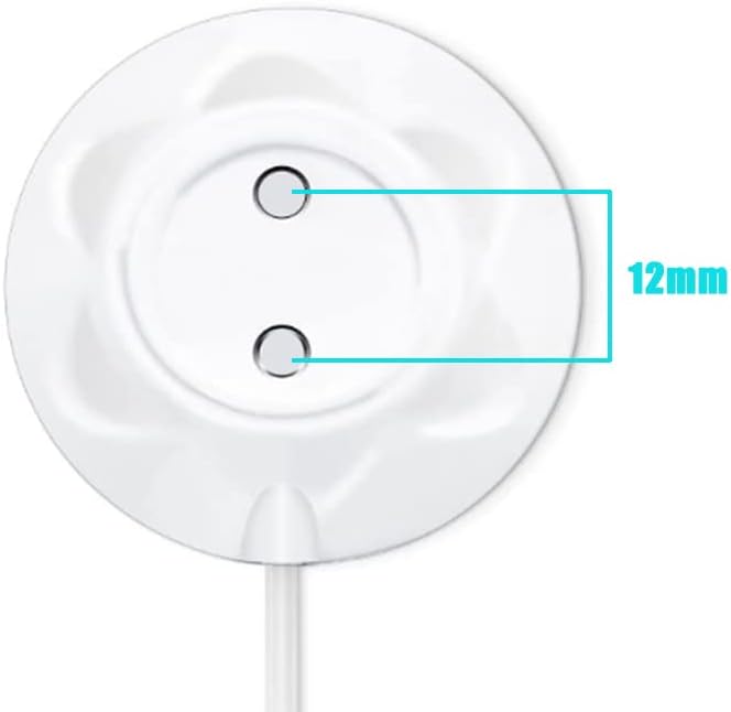 Accessonico 5V 12mm Rose-Charger-Replacement Tool for Women Charging Puck Magnetic Standing USB Cable Dock Station Base