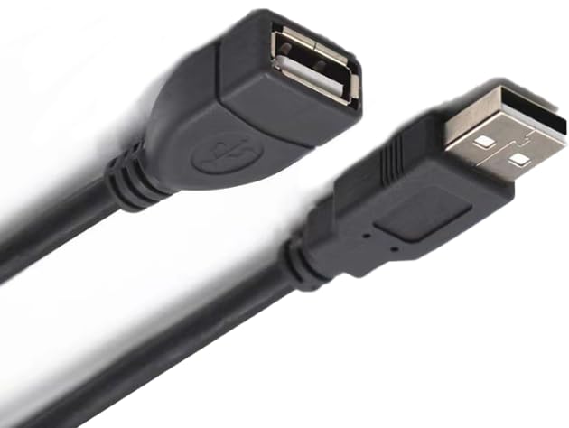 UIGOCLE (5FT) Replacement USB Type-A to USB extension cable male and female data transfer adapters and chargers
