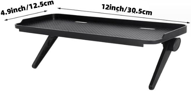 12 inch (12inch-1 Pack) TV Top Shelf Wide Platform Solid Screen Shelf Adjustable Mount Desktop PC Monitor with Wide