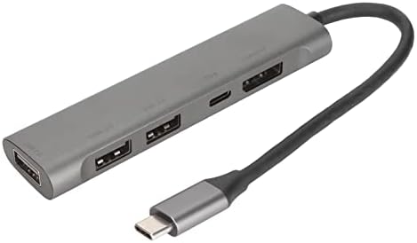 Sanpyl 4K 60Hz 60w 3 USB2.0 USB C Docking Station, USB C Hub USB C to DisplayPort Adapter, PD Charging Port, x USB C