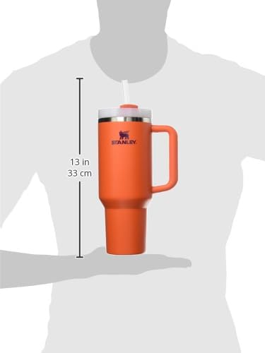 STANLEY Quencher H2.0 FlowState Stainless Steel Tumbler - Insulated, Durable, 40 oz, Black