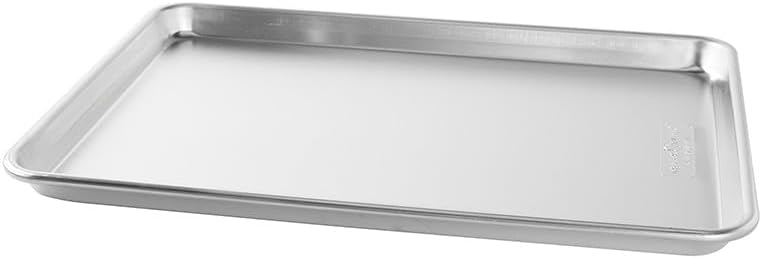 Nordic Ware Naturals Half Sheet - Commercial Quality Aluminum Baking Pan | USA Made, 1-Pack