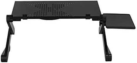 Lovinouse Upgraded Adjustable Aluminum Laptop Desk, with Cooling Fan, Mouse Pad, Notebook, MacBook Laptops Table Stand