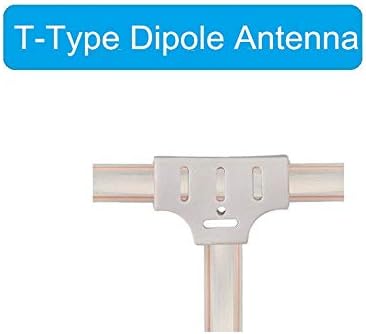 Ancable 300 Ohm FM Antenna T Shape Dipole Radio Ant with Spade Terminal for Yamaha Sharp JVC Denon Marantz Vintage