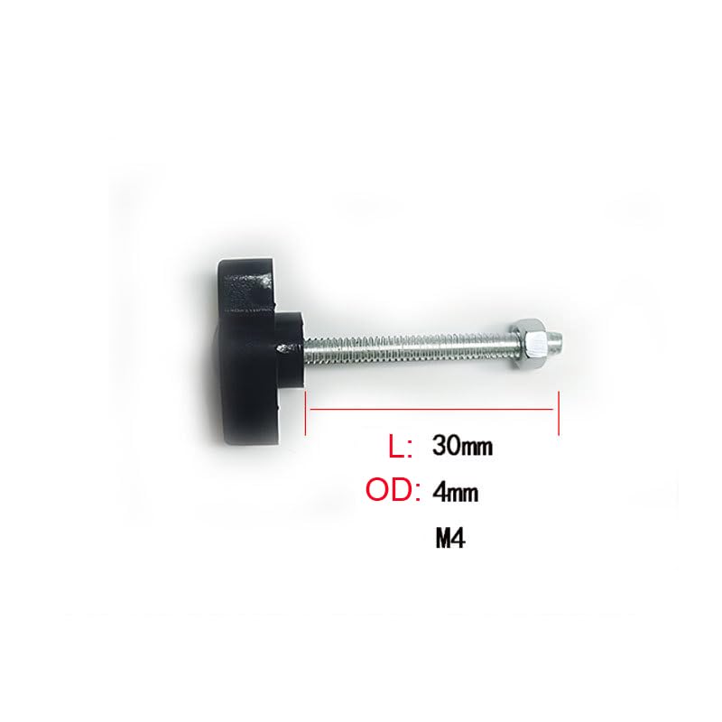 ThtRht 6 Pack Tripod Stand Height Adjustable Wing Knobs with Bolts Screws and Nuts Replacement Pole Tightening Knobs