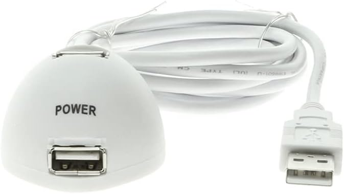 CABLEMAX 6ft. 2.0 USB Docking Extension Cable PC and Mac