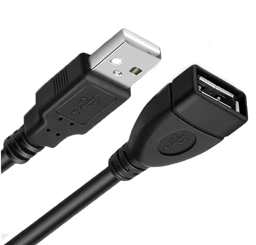 UIGOCLE (5FT) Replacement USB Type-A to USB extension cable male and female data transfer adapters and chargers