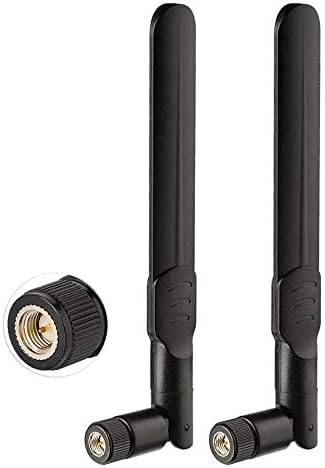 BINGFU 8dBi 4G (4-Pack) SMA Male LTE Antenna for Wireless CPE Router, Hotspot, Cellular Gateway, Trail/Game/Outdoor