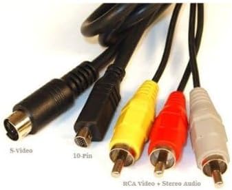 MPF Products VMC-15FS VMC15FS AV A/V Audio Video RCA S-Video Cable Cord Replacement Compatible with Select Sony