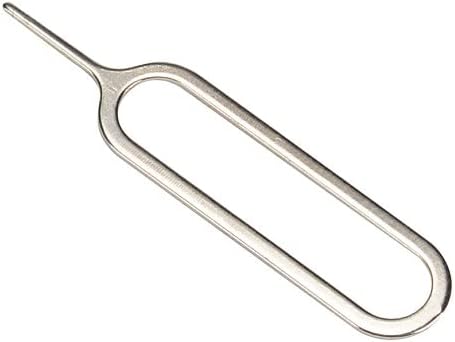 10-Pack Sim Card Tray Pin for iPhone and Android Phones - Steel