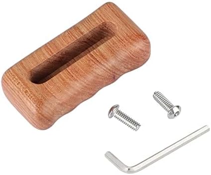 CAMVATE 1/4"-20 2829 Wooden Hand Grip with Mounting Groove for DSLR Camera Cage Kit(Right Hand)