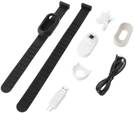 Sanpyl 1080P, 0.96 inch 5 Pet Collar Camera HD LCD Display, Minutes Video, for Cats Dogs, ABS Material