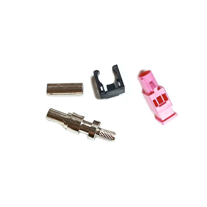 RG316 RG174 RF Coaxial Cable Connector, Fakra Video Connector H Male Cable Connector for Car XM Radio GPS Telematics
