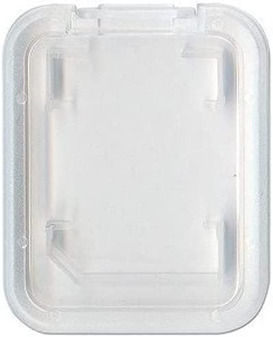 eTECH (1 Pack) Collection Clear Plastic SD/SDHC/SDXC/Secure Digital Memory Card Case Holder Compatible