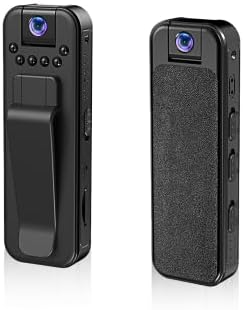 realexist 1080P Mini Body Camera with Audio & Video Recording - Small POV Cam - Wearable Personal Portable Cameras