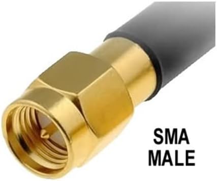 RF Outlet GPS Active Antenna Rectangular Shape SMA Connector Navigation Antenna Magnet Mount