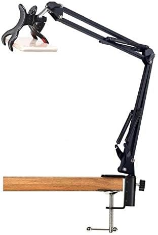 AceTaken 33'' 4-6.5'' Articulating Arm Phone Mount Stand for Baking Crafting Demo Videos/Live Streaming (Compatible