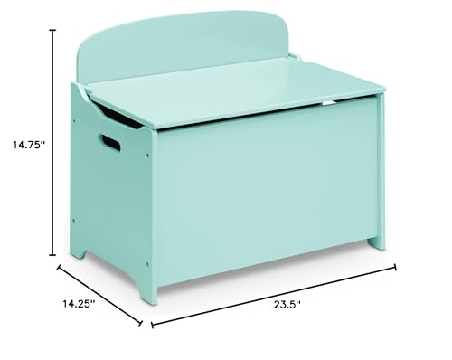 Delta Children MySize Deluxe Toy Box, Mint