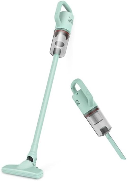 KEROMEE Cordless Vacuum Cleaner - Lightweight 2-in-1 Handheld Stick for Pet Hair & Hardwood Floors