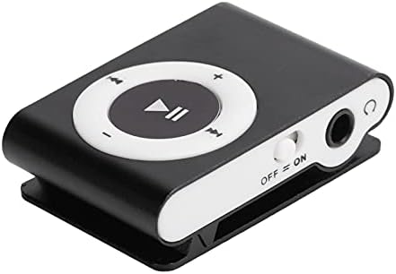 ASHATA MP3 MiniMP3 Mini Player, Portable Music Player with Clip, Digital Music Media Player BackClip Player