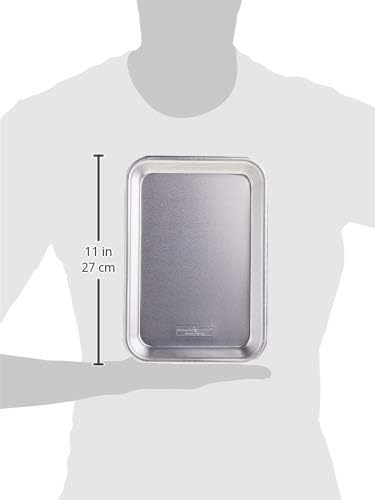 Nordic Ware Naturals Eighth Sheet Baking Pan Set - Durable Non-Stick | 2-Pack