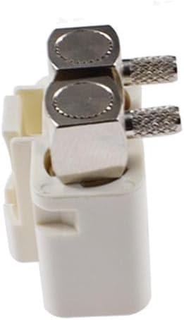 keisnoaja RG316 RG174 15mm 50ohm Fakra SMB B Double Female Right Angle RF Coaxial Adapter, Fakra B Double Female