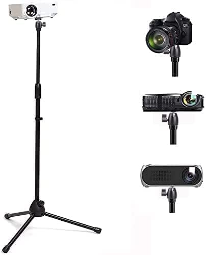 Coret 29-57 inches 360Swivel Upgrade Mini Projector Tripod Stand, Adjustable Floor Stand Holder with Upgrade Ball Head