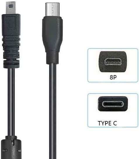 SOTHENG UC-E6 UC-E16 UC-E17 D3300,Coolpix S3700 15, 5FT USB C Cable Photo Data Transfer Charging Cord Cable for Nikon