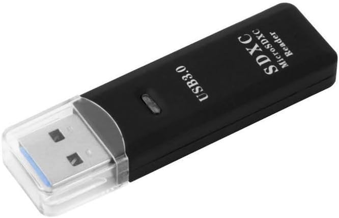 FANTIA 3.0 2 1 USB in HighSpeed Memory Card Reader Adapter for Micro SD SDXC TF T-Flash,for PC, Micro SD Card to USB