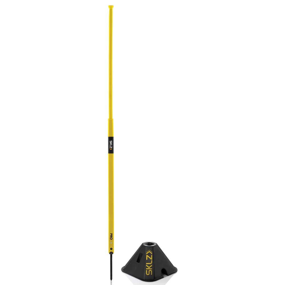 SKLZ Pro Training Telescoping Agility Poles for Soccer Drills and Training (Set of 8),Yellow