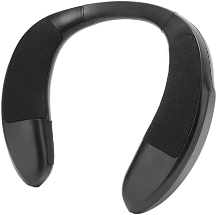 Diydeg 3D 5.3 18H IPX5 Open Ear Neckband Bluetooth Speaker, Stereo Sound Wearable Wireless Speaker with ENC Clear