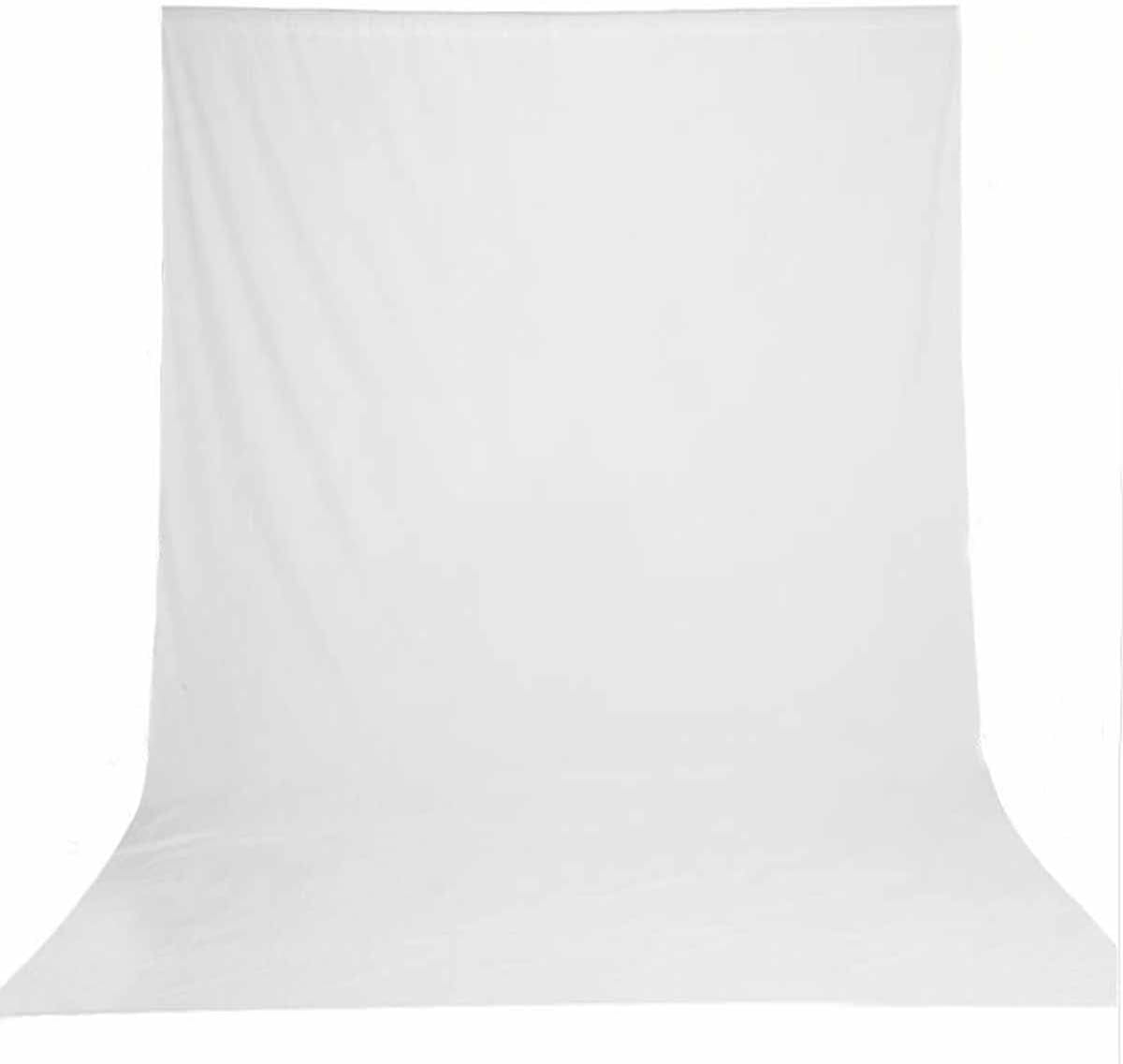 Skiennix 5X7 Ft Photo Backdrop - Non-Reflective Soft White for Home Studio & Baby Photography