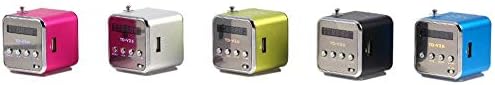 Zerone MP3 600mAh Portable FM Radio with Stereo Speakers SD TF Card Player USB Playback Rechargeable Battery Mini