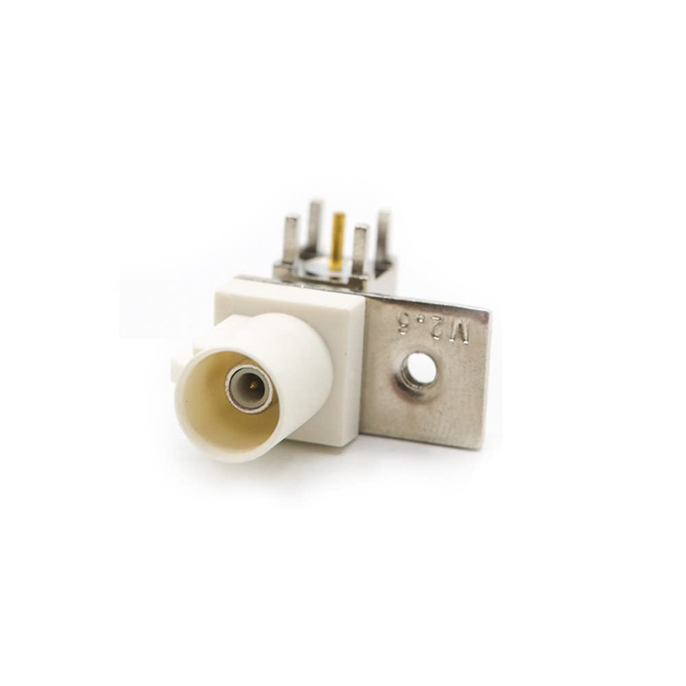 RG316 RG174 RF Coaxial Cable Connector, Fakra Video Connector B Male Right Angle Cable Connector for Car XM Radio GPS