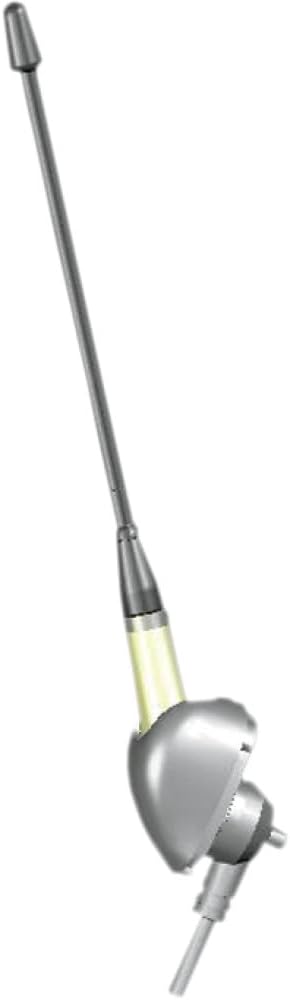 Jensen JAN139 6-Inch Heavy-Duty Rubber Antenna for Top/Side Mounting