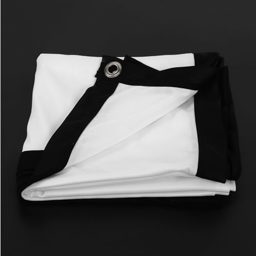 16:9 16:9 (40 inches) Projection Screen, Non Crease White Projector Screen, Thicken Portable Non Crease Soft White