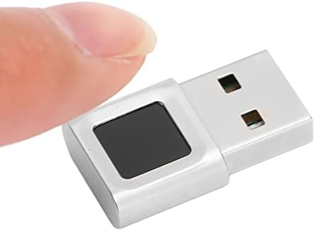 VBESTLIFE 10 11 32/64 360 USB Fingerprint Reader, Portable Security Key Biometric Fingerprint Scanner for Bits, Degrees