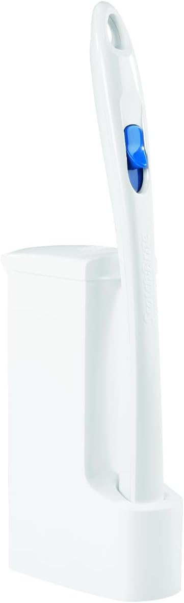 Scotch-Brite Toilet Scrubber Starter Kit - Disposable Refills with Bleach Alternative | Includes 1 Handle & Caddy