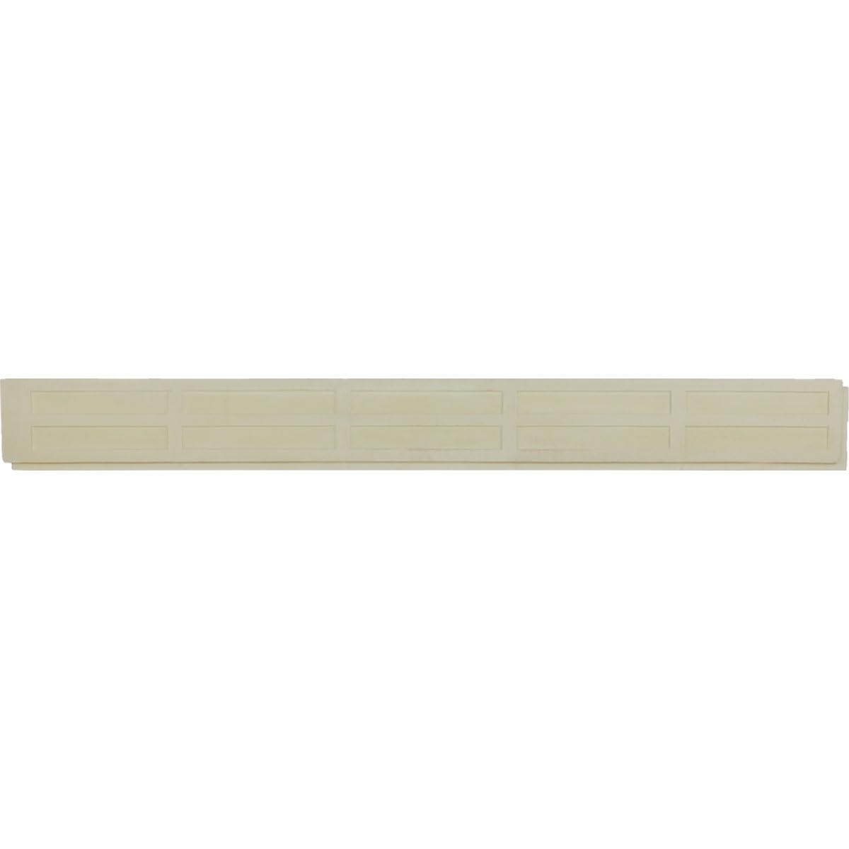 EverStone Smooth-Face Cinder Block Faux Concrete Panel, 81 1/4"W x 9"H x 1"D, Umber